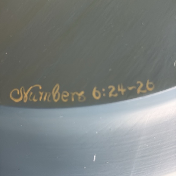 Original ROSEMALING Wooden Plate - by artist Rhonda Fritech - Limited edition - Picture 8 of 17